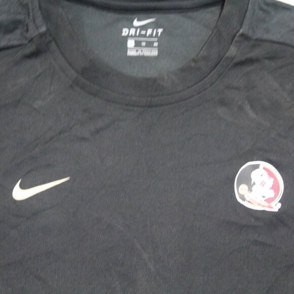Nike Men Black Tee Shirt Dri Fit Heavy Shirt Florida Seminoles Size XL - Picture 3 of 9